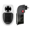 500W Portable Heater Fan Wall Outlet Space Heater Plug-in Heater Adjustable Temperature Auto Shut off w/ Remote Control