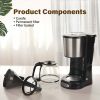 Drip Coffee Maker 12 Cup, Anti-Drip Coffee Machine, Auto Keep Warm Function